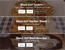 Tablet Screenshot of blackcattavern.com